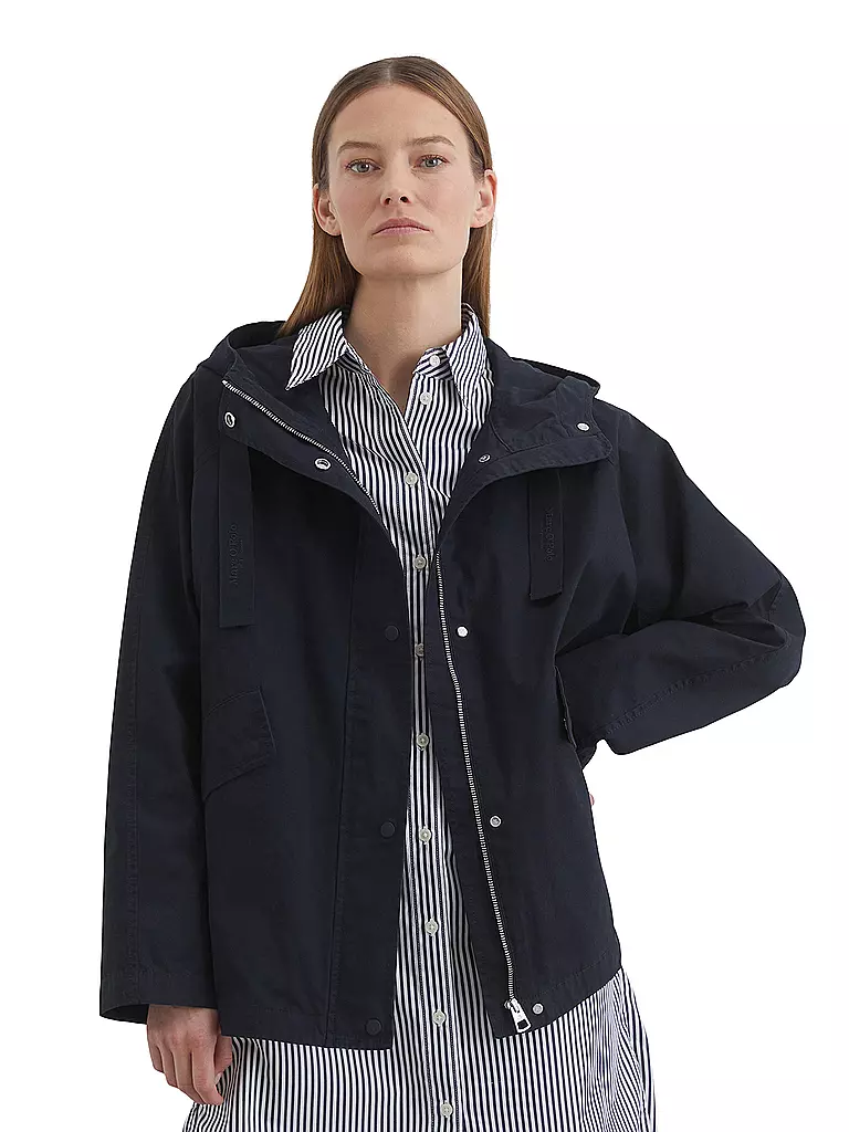 MARC O'POLO | Jacke - Cape  | Azul oscuro