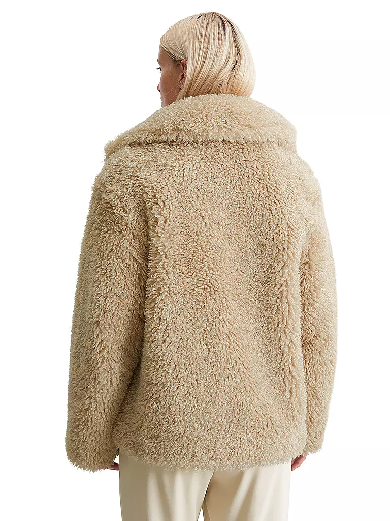 MARC O'POLO | Jacke in Felloptik | Camel