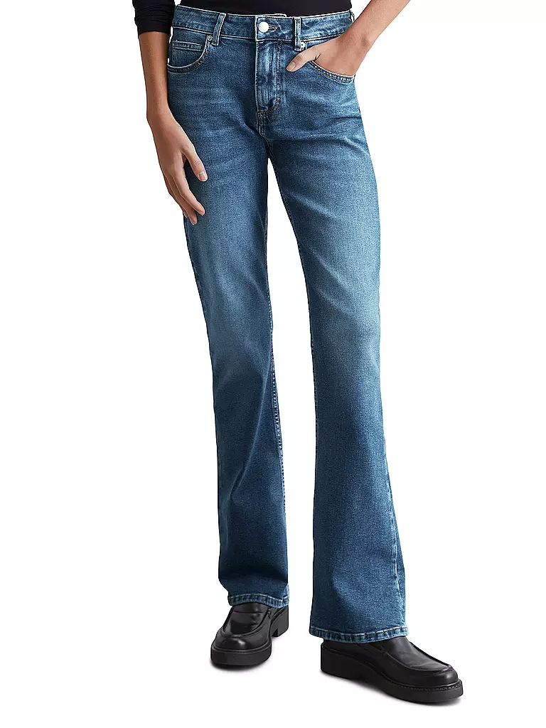 MARC O'POLO | Jeans de corte acampanado | Azul