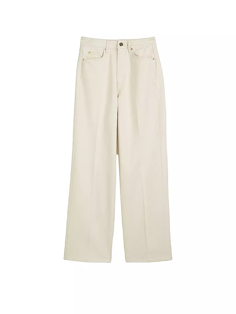 MARC O'POLO | Jeans de pierna ancha | Crema