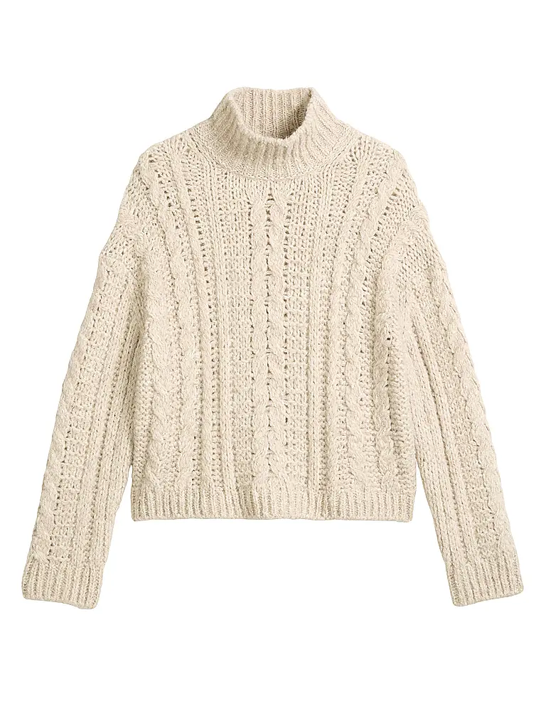 MARC O'POLO | Jersey de cuello alto | Crema