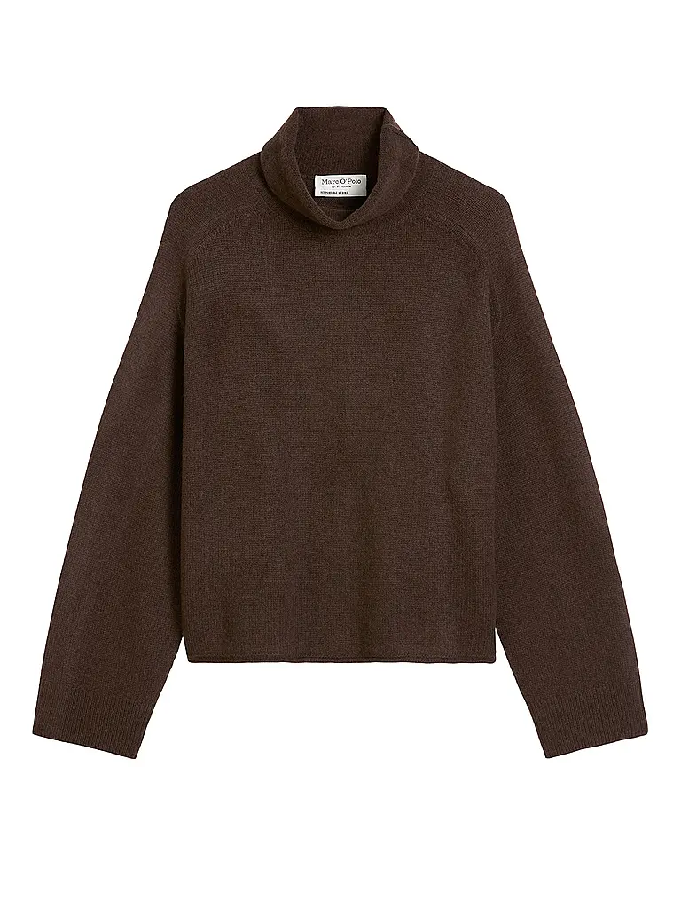 MARC O'POLO | Jersey de cuello alto | Marrón