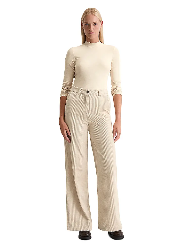 MARC O'POLO | Jersey de cuello alto | Crema