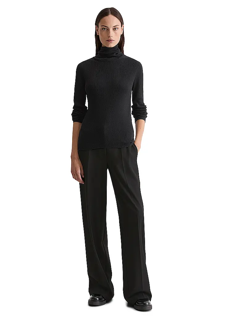 MARC O'POLO | Jersey de cuello alto | Negro