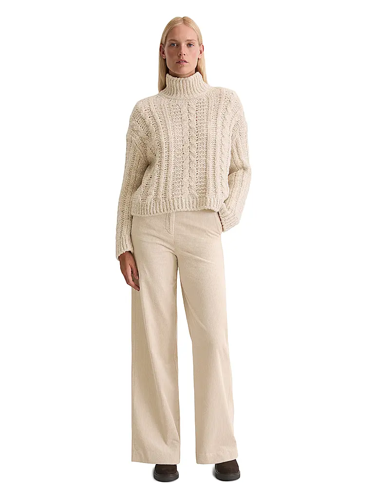 MARC O'POLO | Jersey de cuello alto | Crema