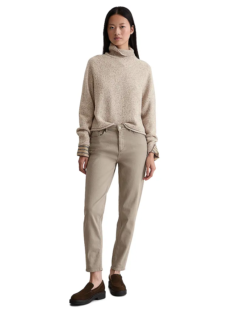 MARC O'POLO | Jersey de cuello alto | Crema