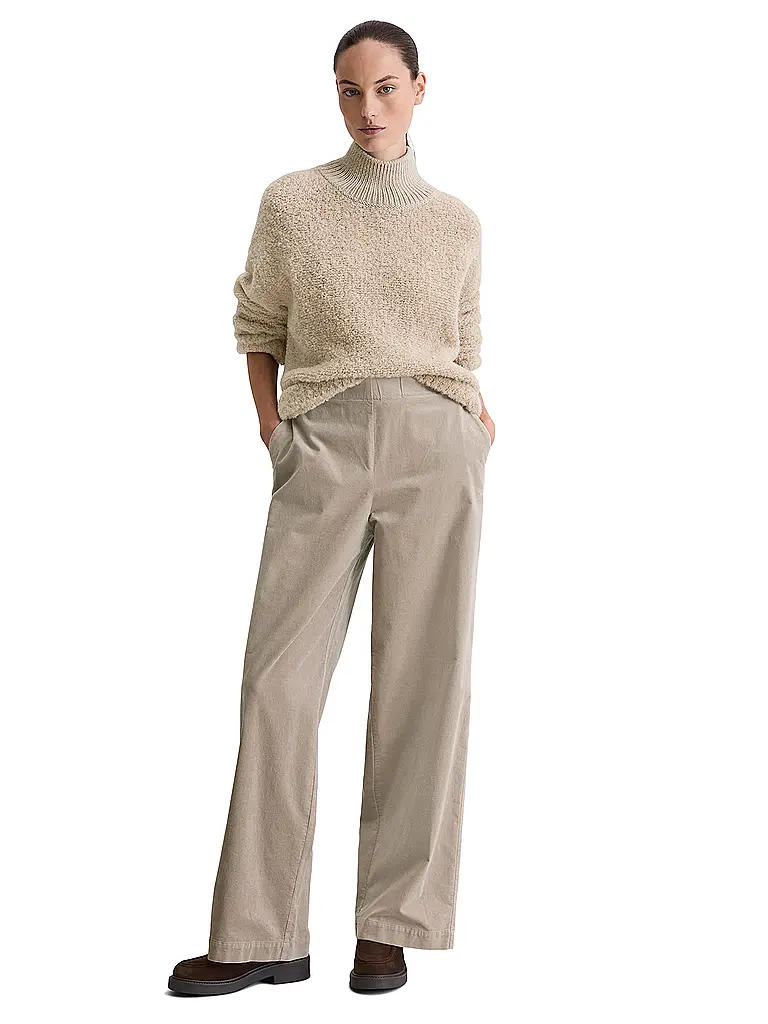 MARC O'POLO | Jersey de cuello alto | Crema