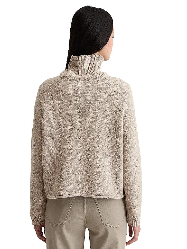 MARC O'POLO | Jersey de cuello alto | Crema