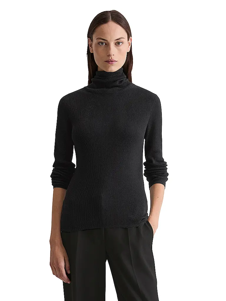 MARC O'POLO | Jersey de cuello alto | Negro
