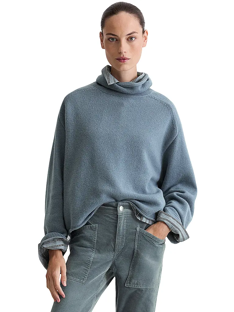 MARC O'POLO | Jersey de cuello alto | Azul