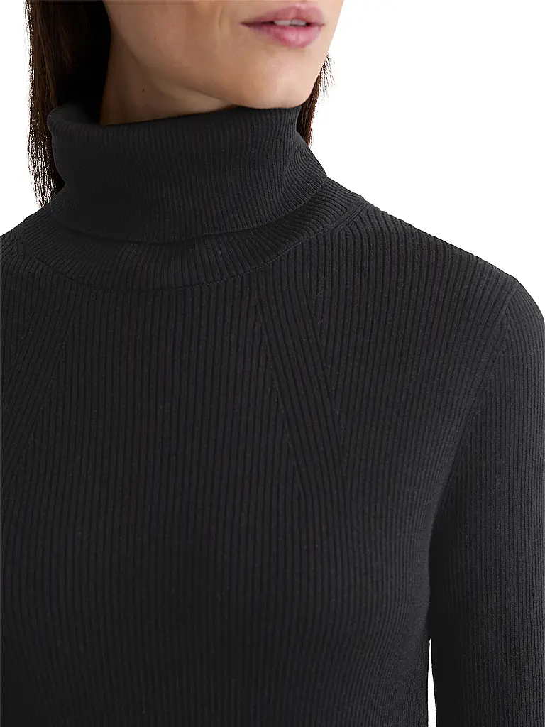 MARC O'POLO | Jersey de cuello alto | Negro