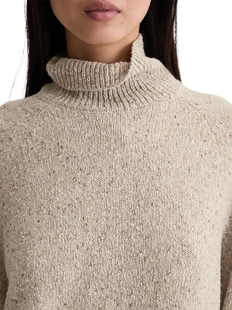 MARC O'POLO | Jersey de cuello alto | Crema