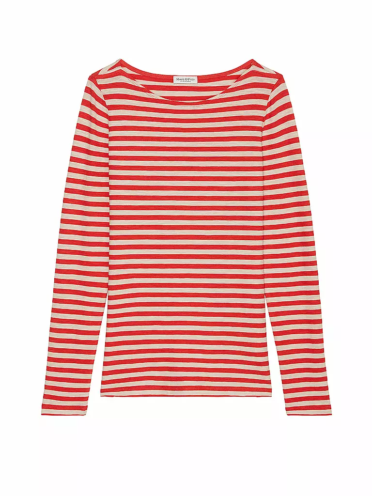 MARC O'POLO | Langarmshirt  | Rojo
