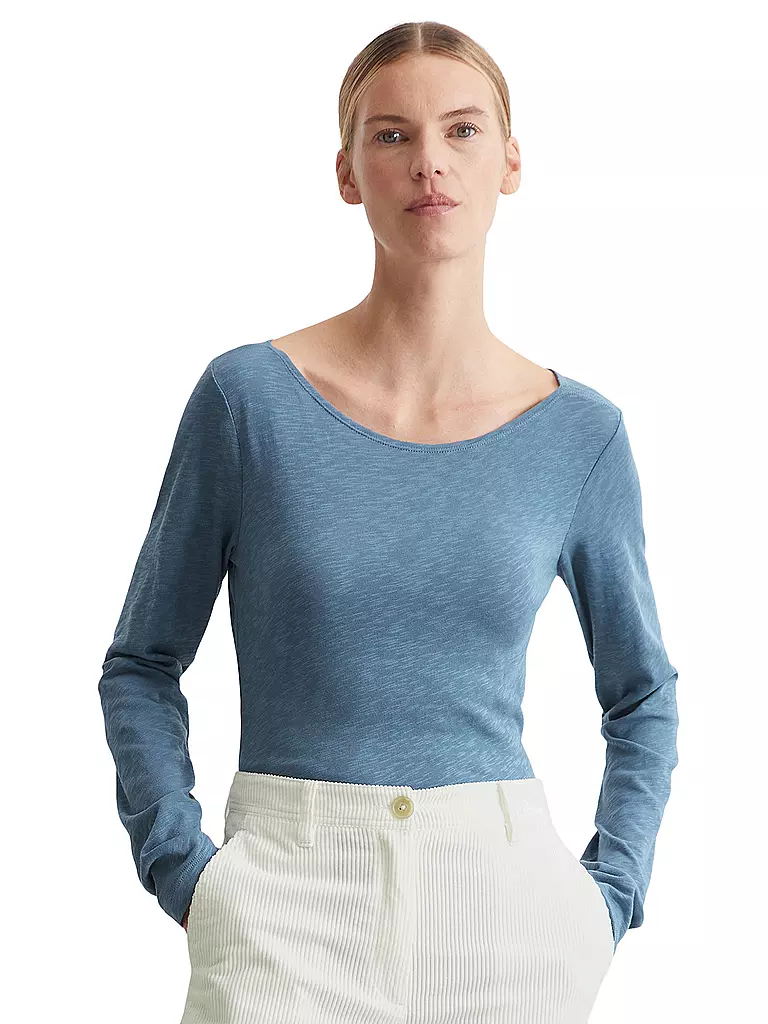 MARC O'POLO | Langarmshirt  | Azul