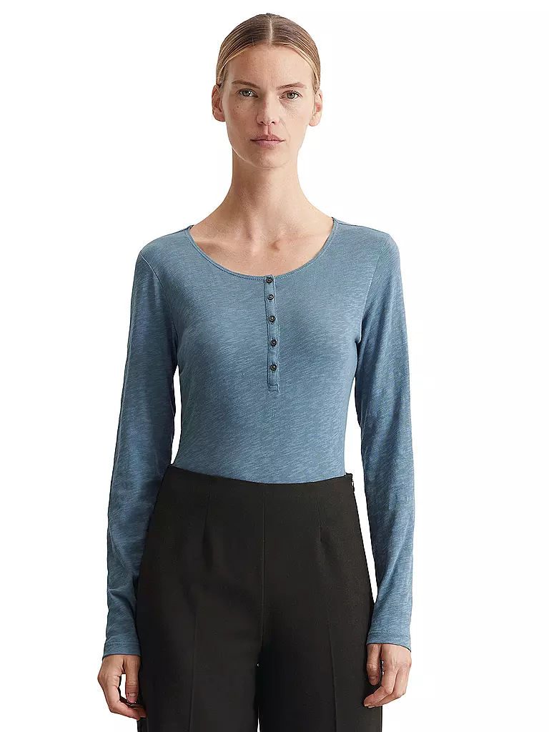 MARC O'POLO | Langarmshirt  | Azul