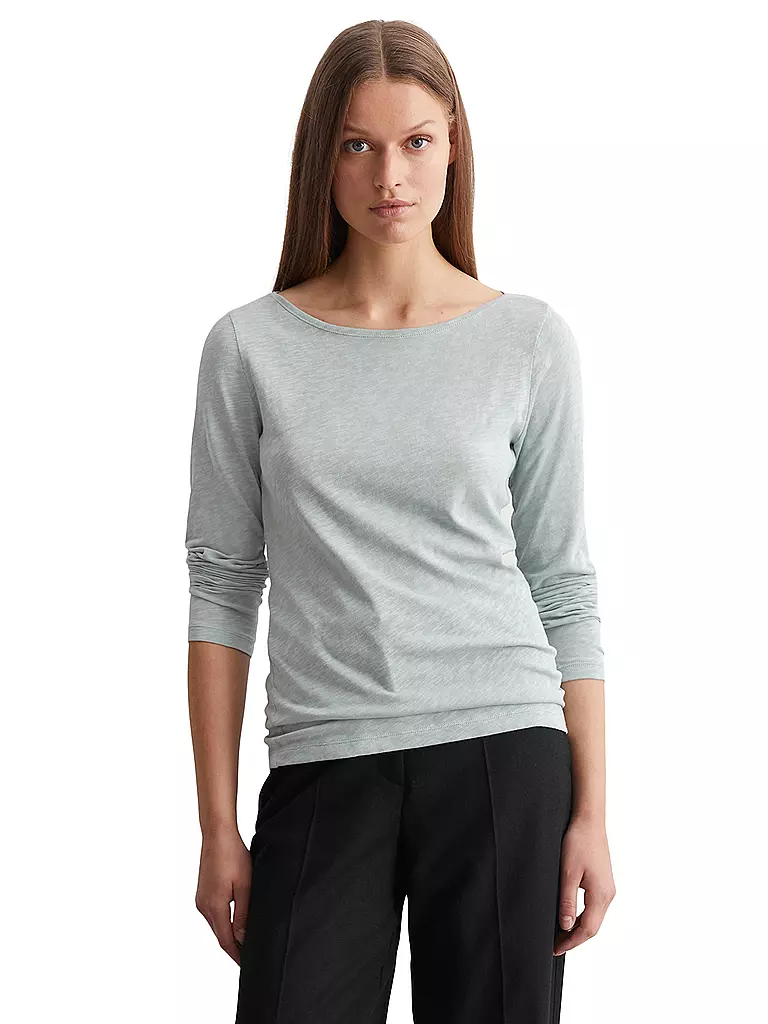 MARC O'POLO | Langarmshirt  | Azul claro