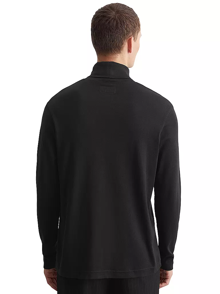 MARC O'POLO | Langarmshirt  | Negro