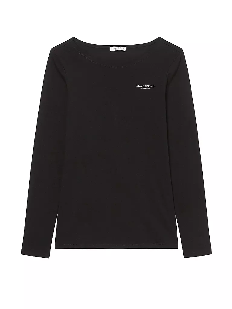 MARC O'POLO | Langarmshirt | Negro