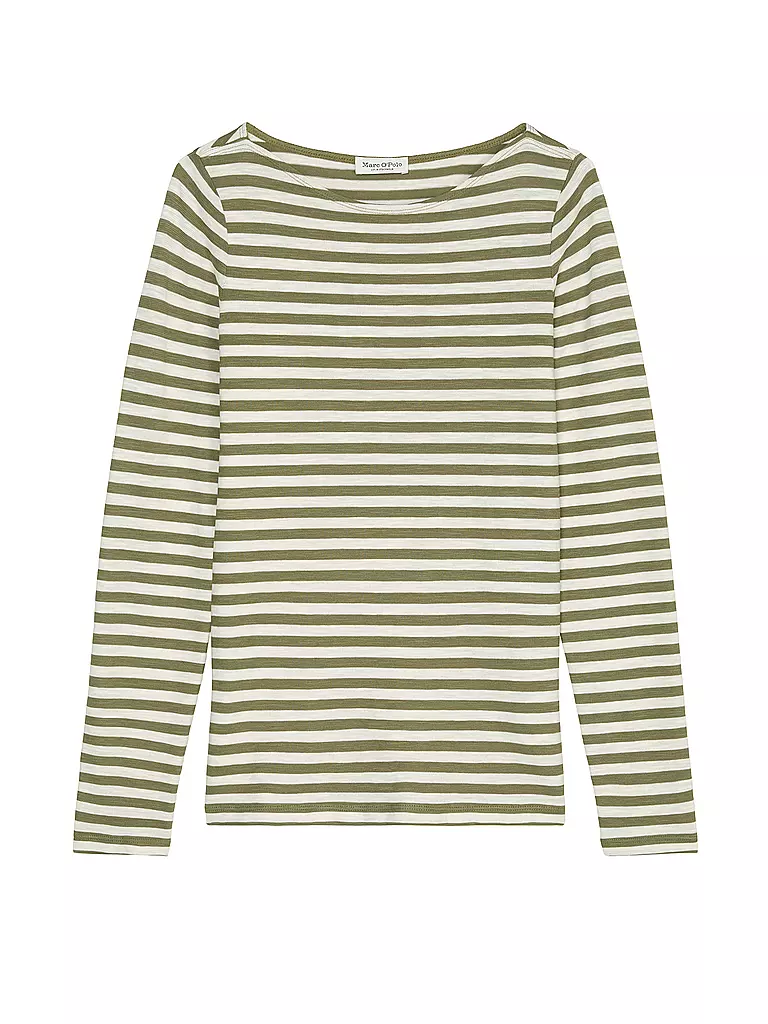 MARC O'POLO | Langarmshirt | Oliva