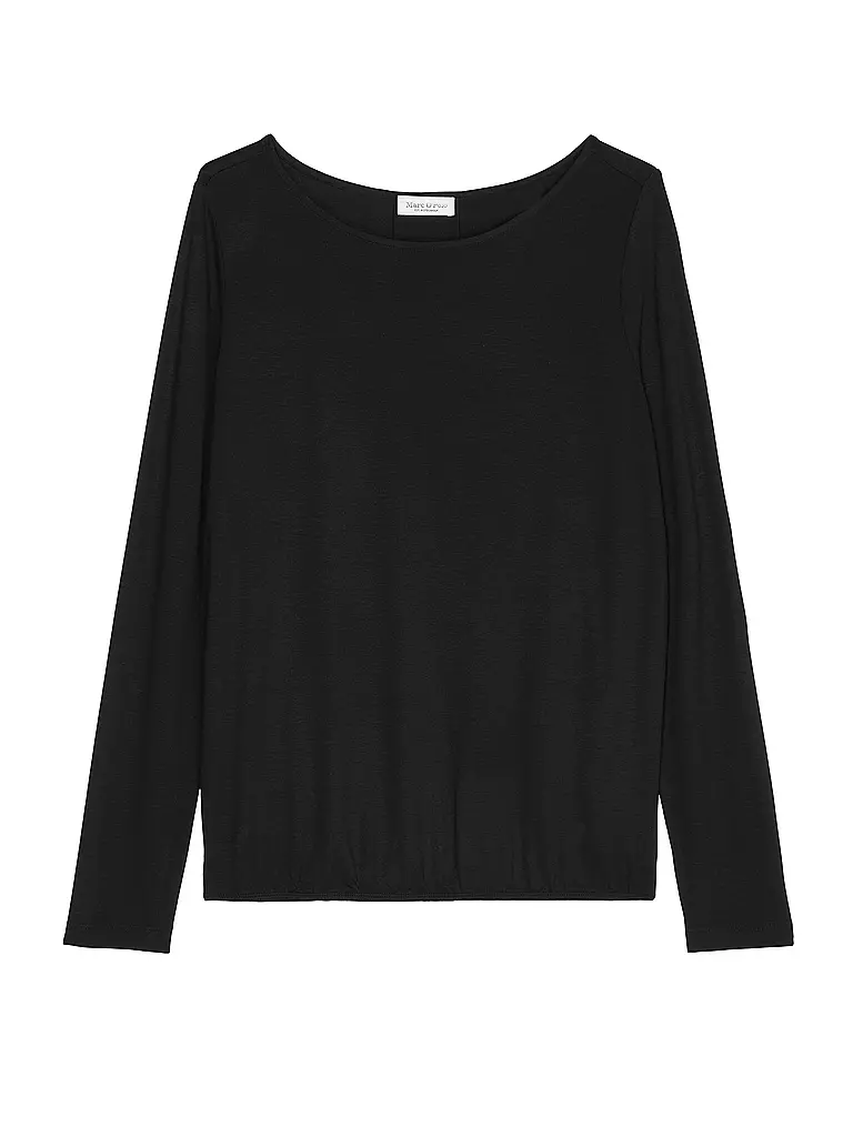 MARC O'POLO | Langarmshirt | Negro
