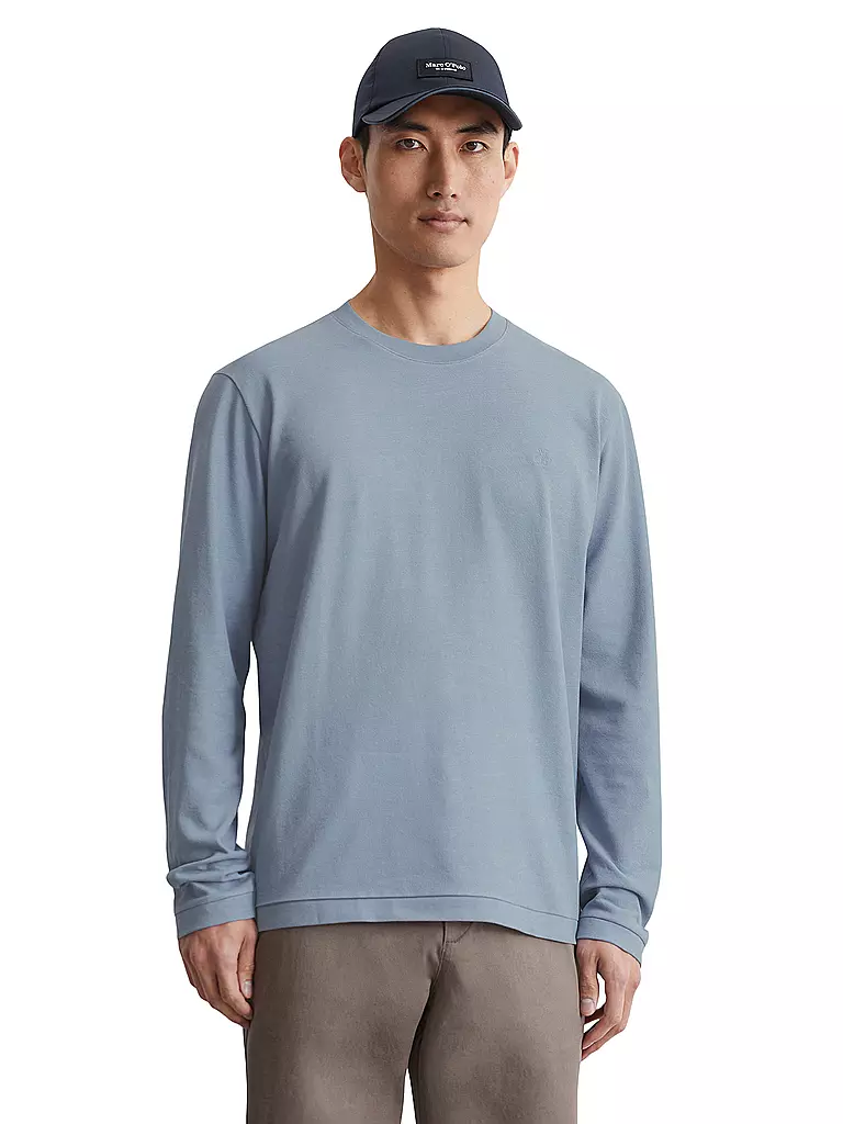 MARC O'POLO | Langarmshirt | Azul claro