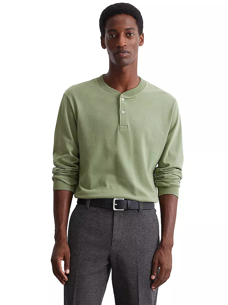 MARC O'POLO | Langarmshirt | Marrón