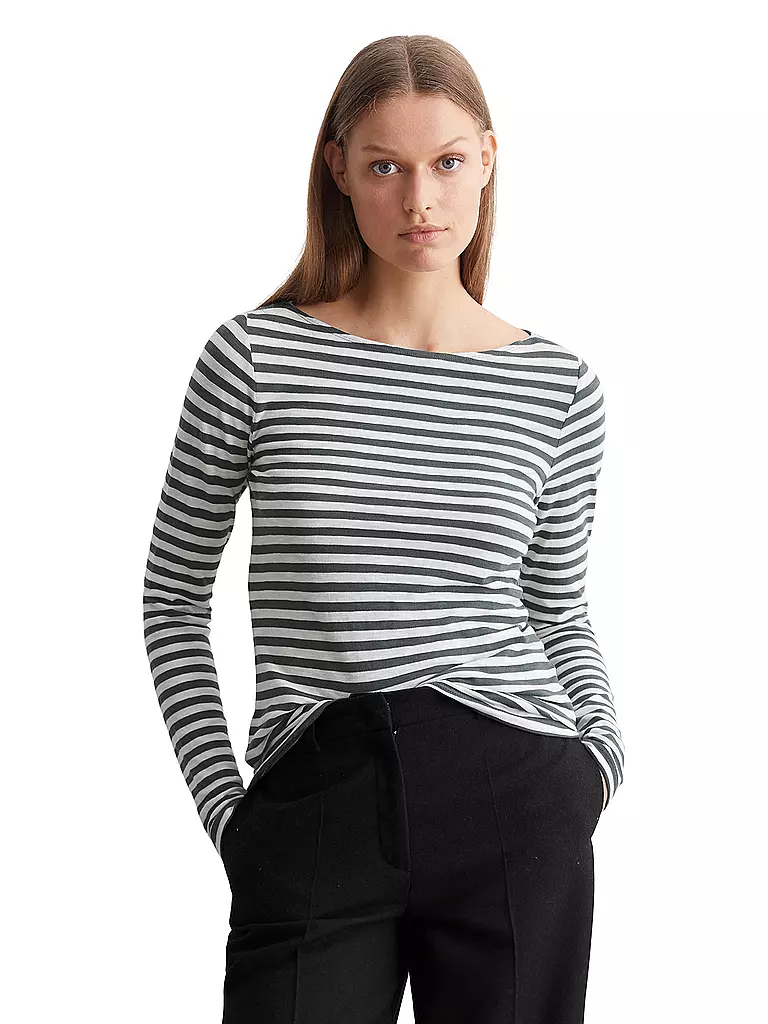 MARC O'POLO | Langarmshirt | Blanco