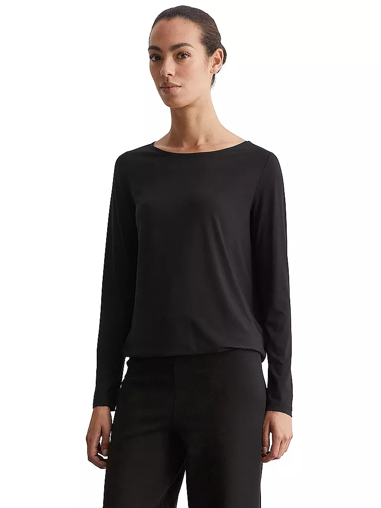 MARC O'POLO | Langarmshirt | Negro