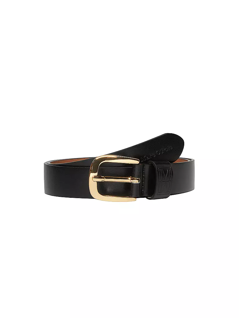 MARC O'POLO | Ledergürtel | Negro