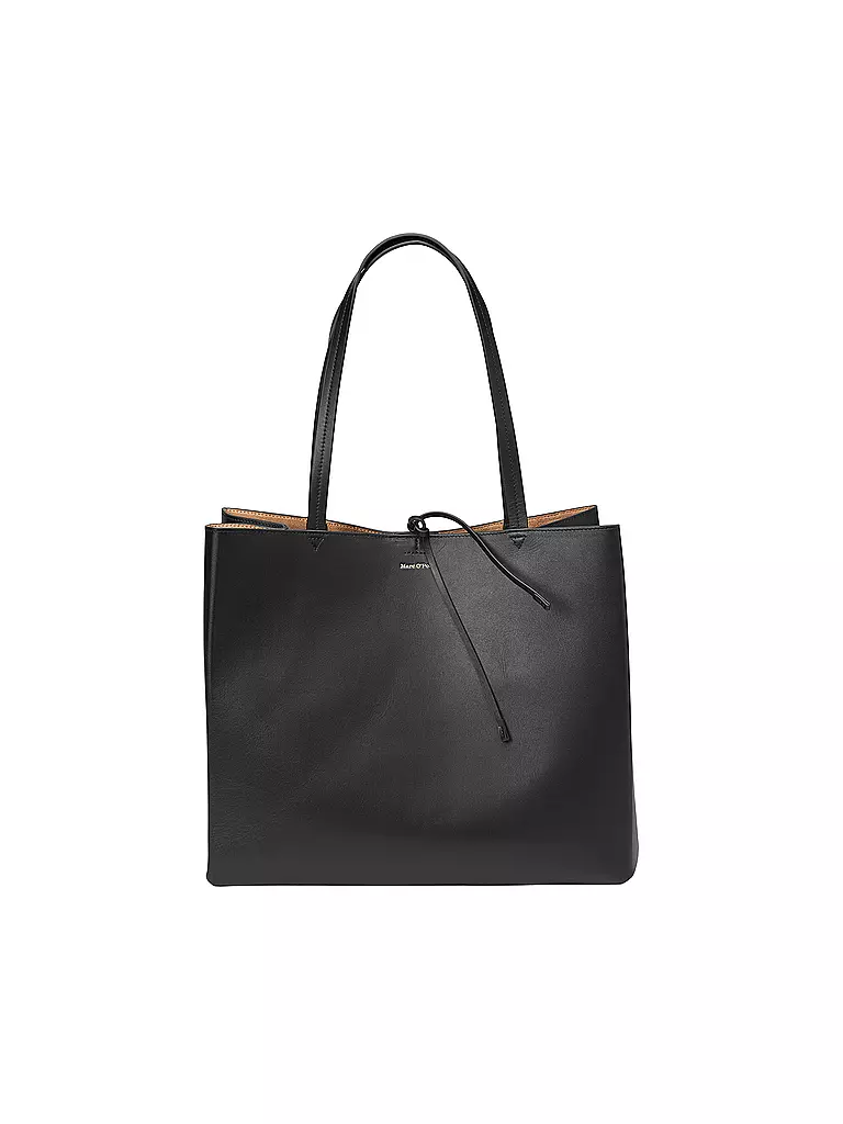 MARC O'POLO | Ledertasche - Shopper Large | Negro