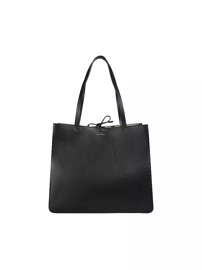 MARC O'POLO | Ledertasche - Shopper Large | Negro