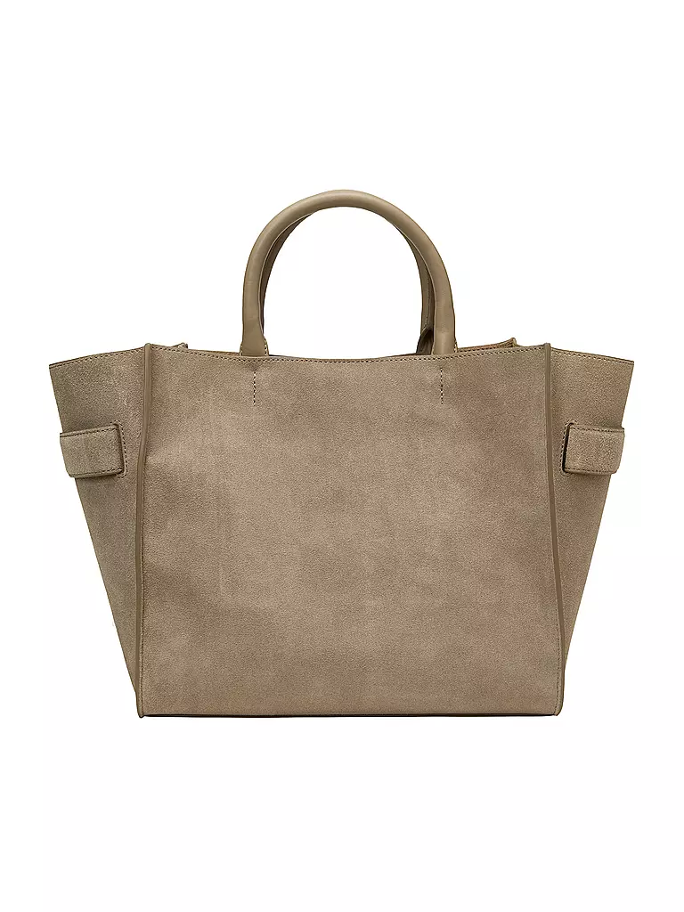 MARC O'POLO | Ledertasche - Shopper Medium  | Gris
