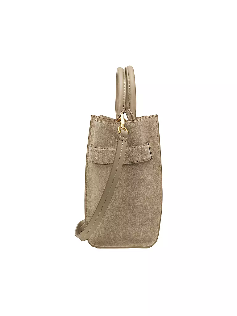 MARC O'POLO | Ledertasche - Shopper Medium  | Gris
