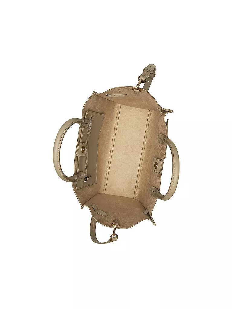 MARC O'POLO | Ledertasche - Shopper Medium  | Gris