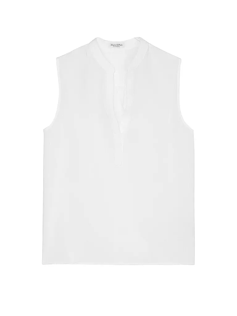 MARC O'POLO | Leinenbluse  | Blanco
