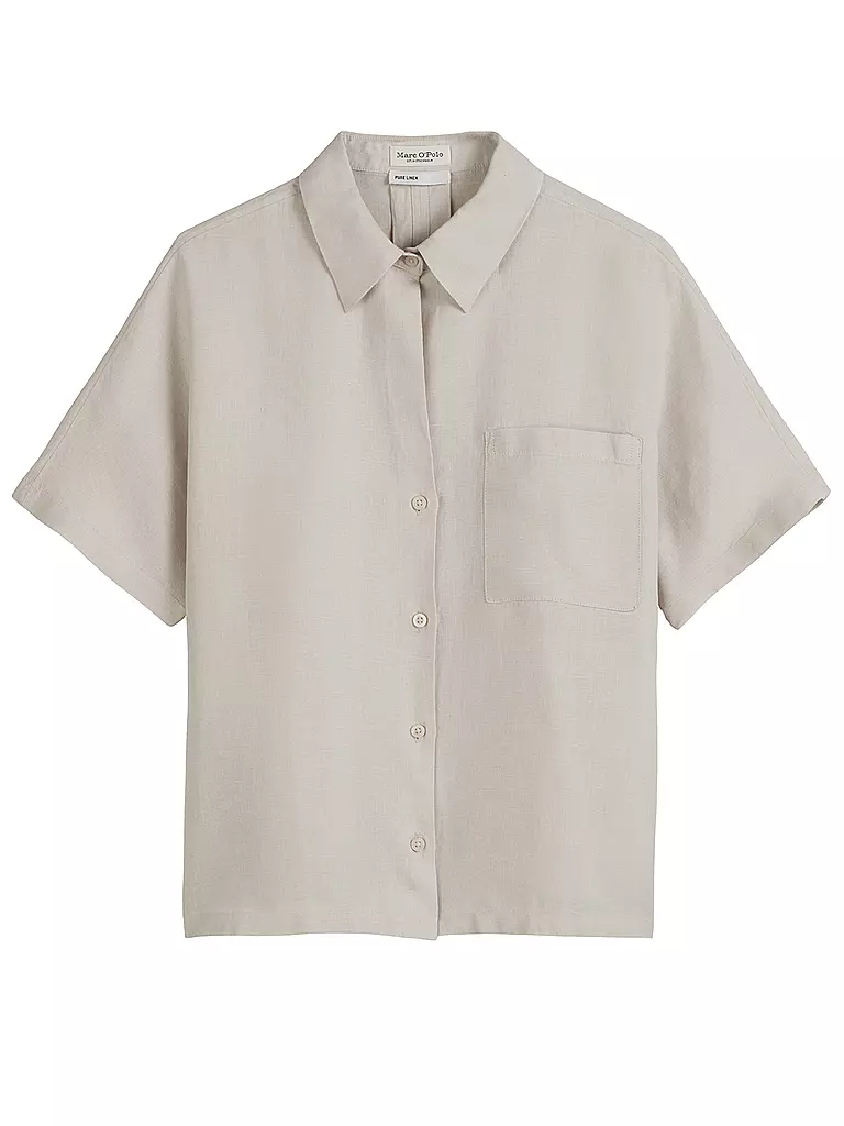 MARC O'POLO | Leinenbluse | Gris claro