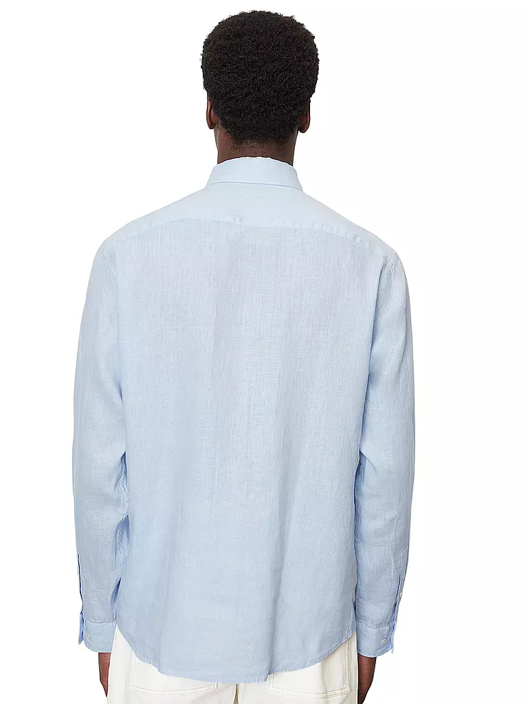 MARC O'POLO | Leinenhemd Regular Fit | Azul claro