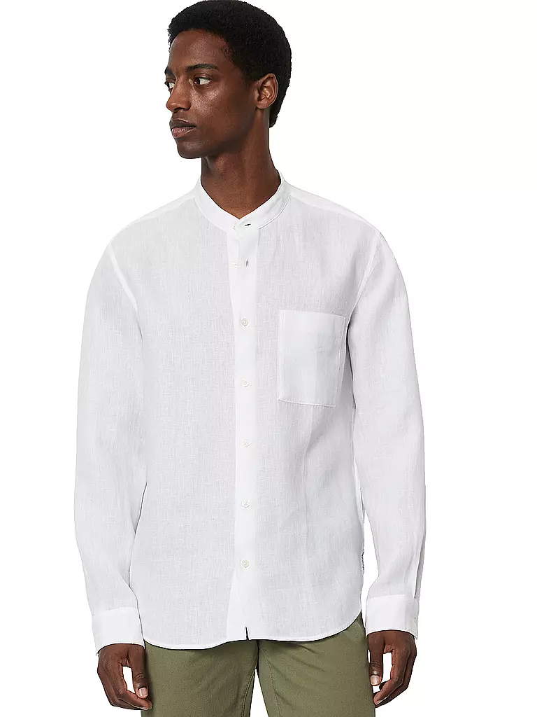 MARC O'POLO | Leinenhemd | Blanco