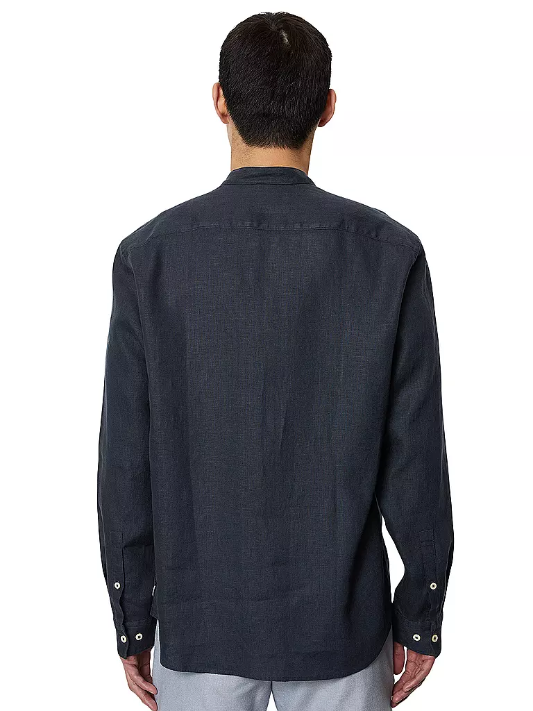 MARC O'POLO | Leinenhemd | Azul oscuro