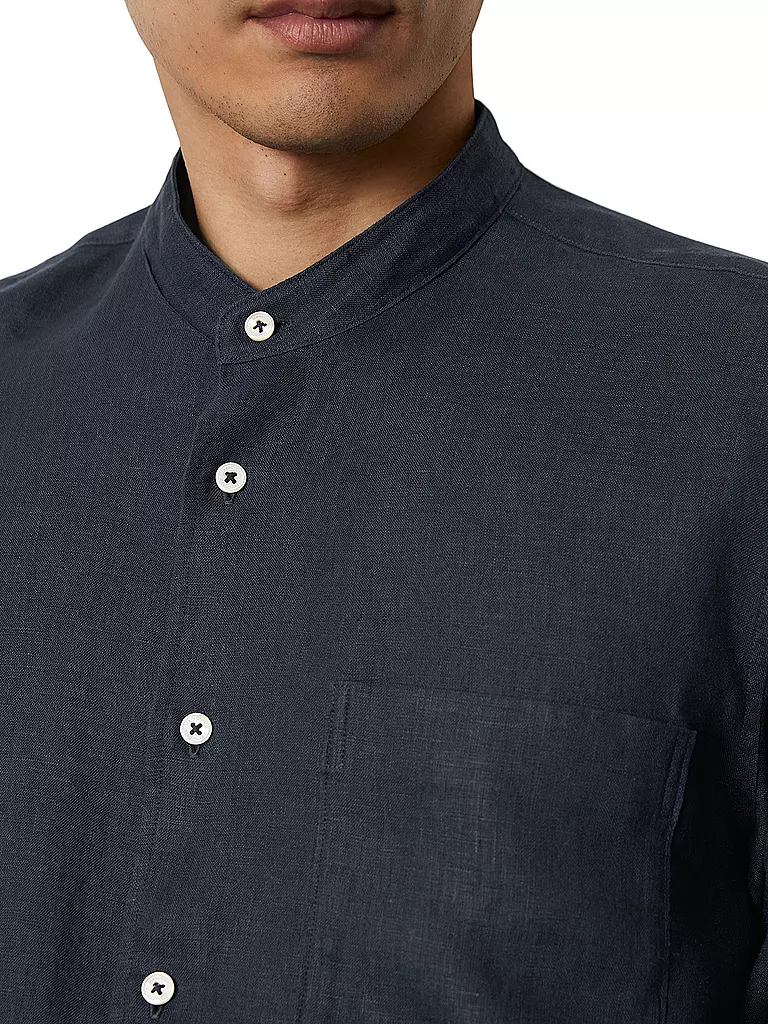 MARC O'POLO | Leinenhemd | Azul oscuro