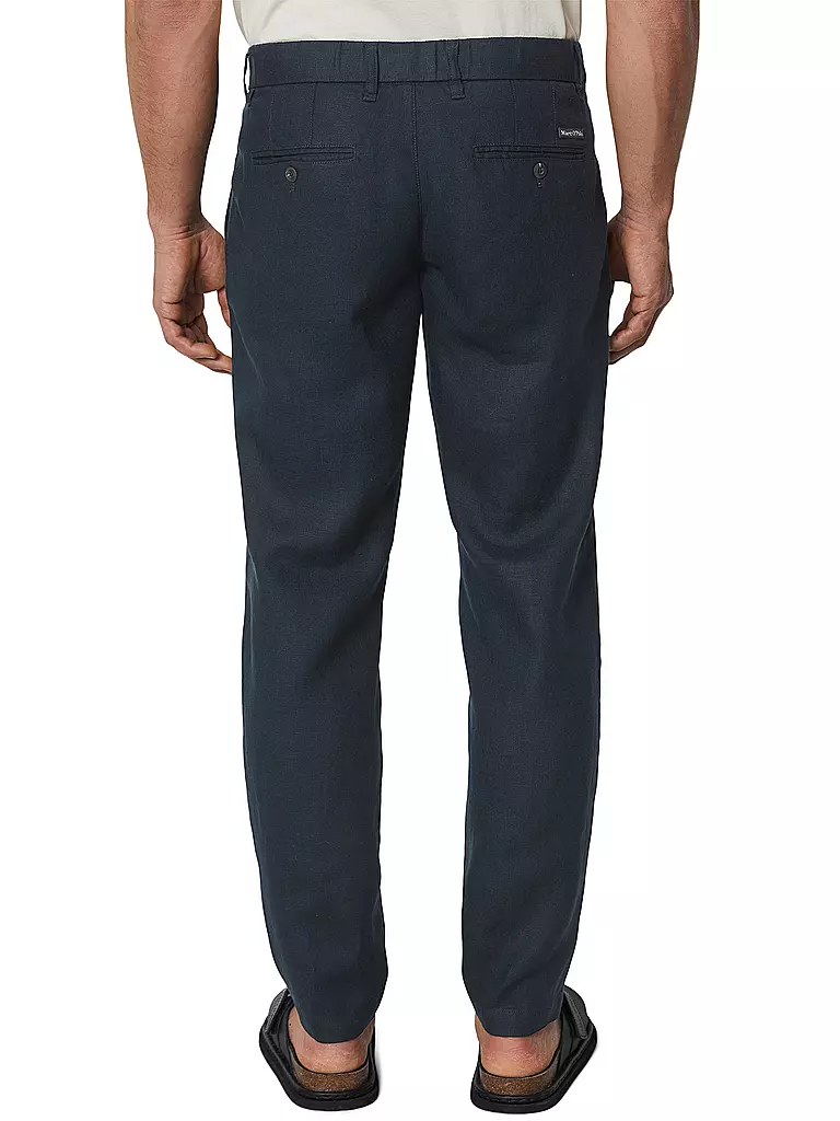 MARC O'POLO | Leinenhose OSBY | Azul oscuro