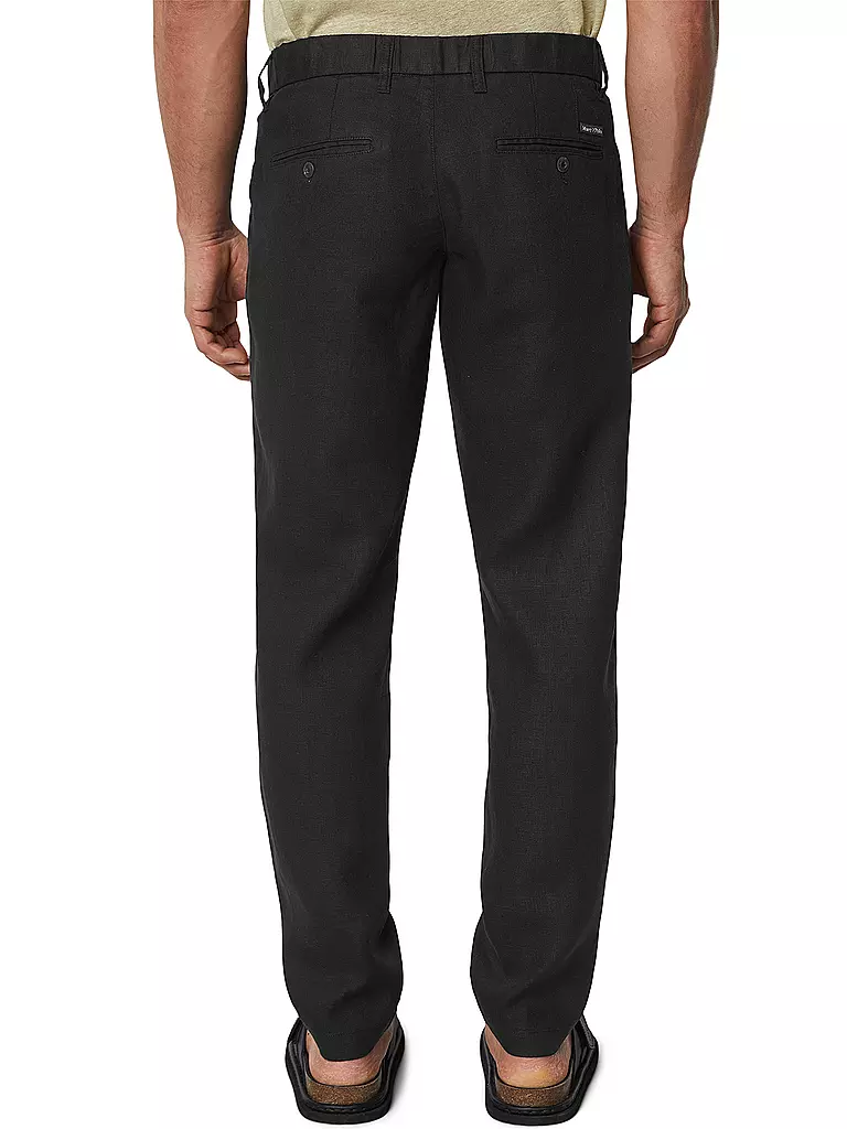 MARC O'POLO | Leinenhose OSBY | Negro
