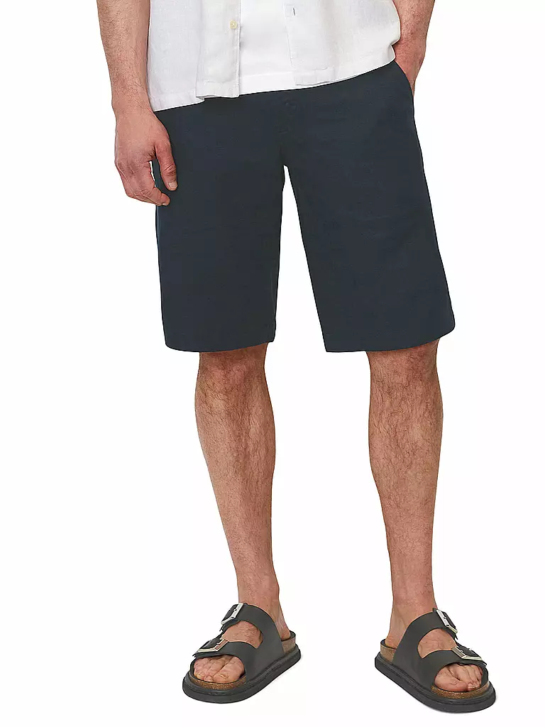 MARC O'POLO | Leinenshorts  | Azul oscuro