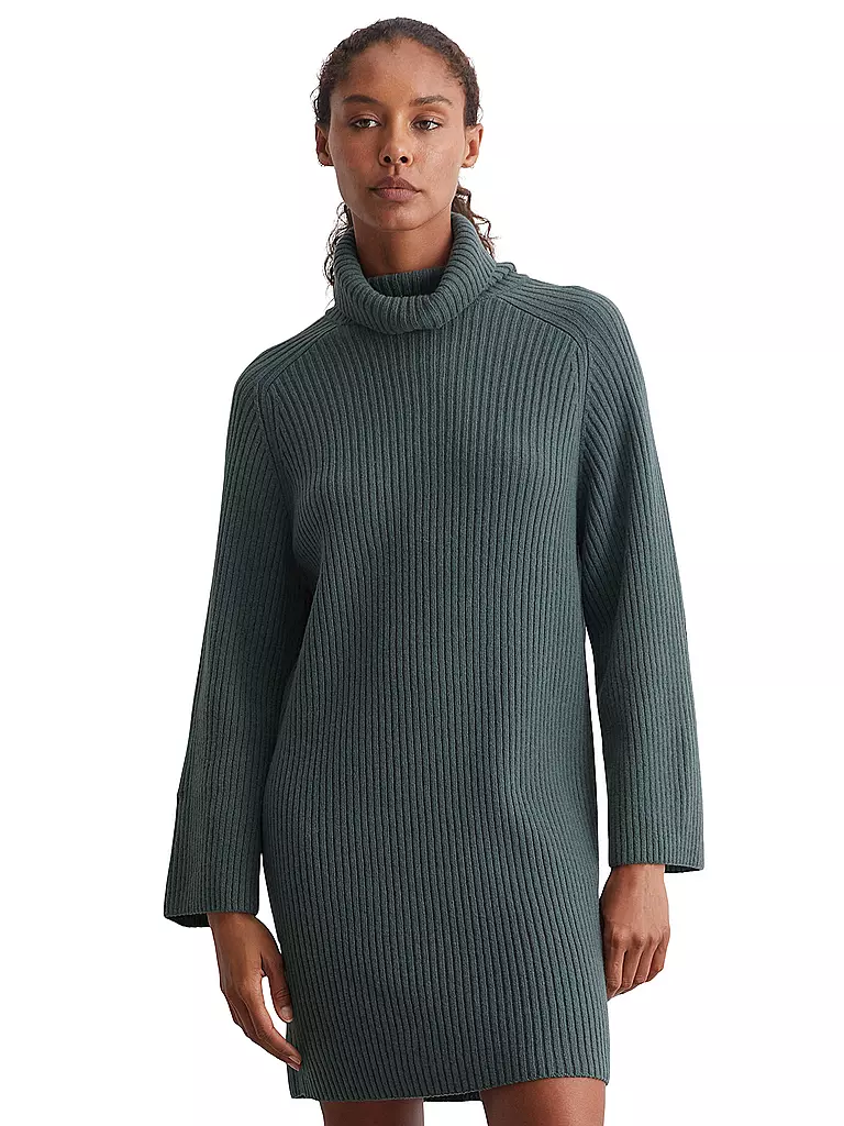 MARC O'POLO | Midikleid | Verde oscuro