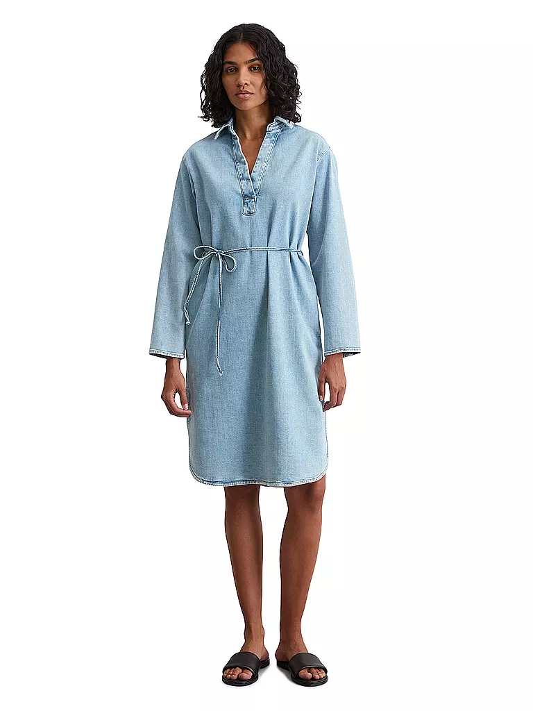 MARC O'POLO | Midikleid | Azul claro