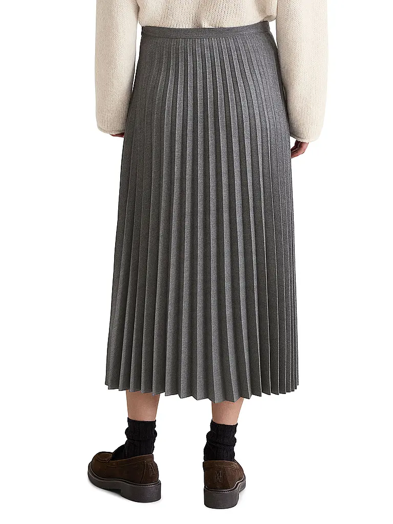 MARC O'POLO | Nombre del producto: Falda midi
Marca: MARC O'POLO
Color: gris
Categorías: Moda, Mujer
Material: Poliéster / Poliamida
Estampado: Liso
Estilo: Casual, Puro
Detalles: Plisado |