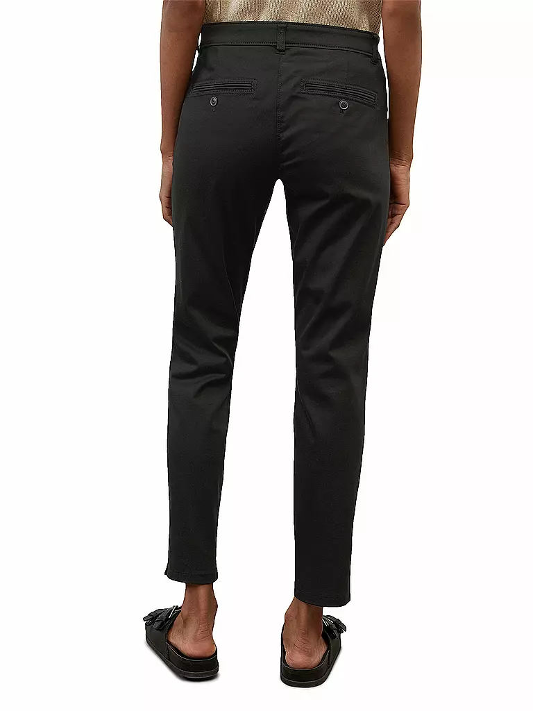 MARC O'POLO | Pantalón "Laxa" (tiro alto) | Negro