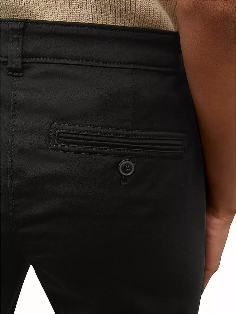 MARC O'POLO | Pantalón "Laxa" (tiro alto) | Negro