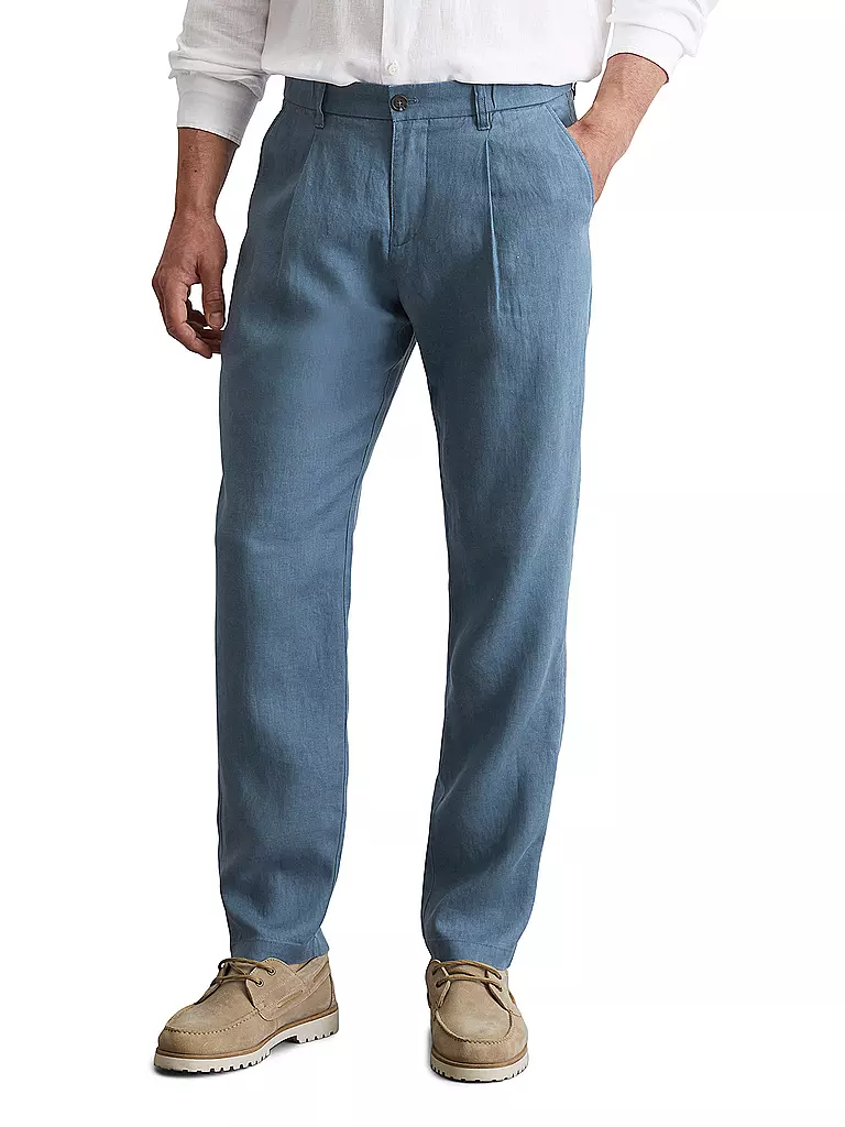 MARC O'POLO | Pantalón de lino OSBY | Petróleo
