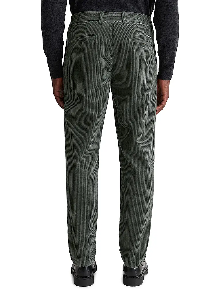 MARC O'POLO | Pantalón de pana BELSBO | Verde oscuro
